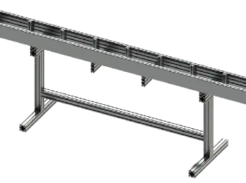 Maschinengestell Materialzufuhr